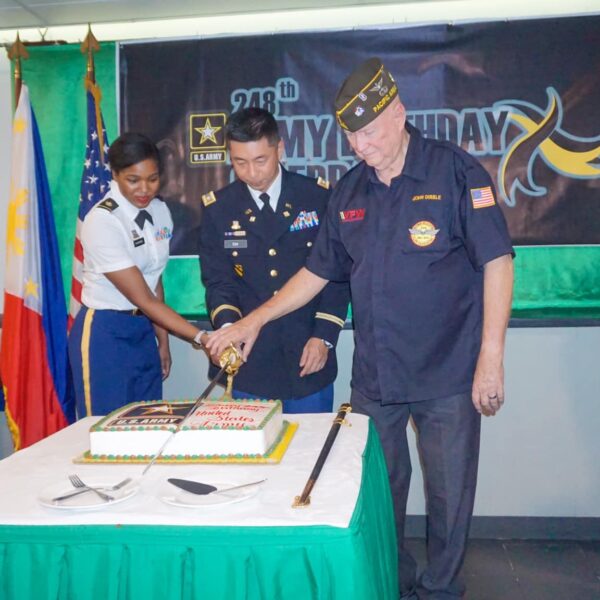 Cake Cutting, GOH, Oldest and Youngest Soldiers